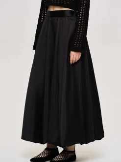 Source Unknown Vêtements-Kaleido Jupe Puffball, Noir