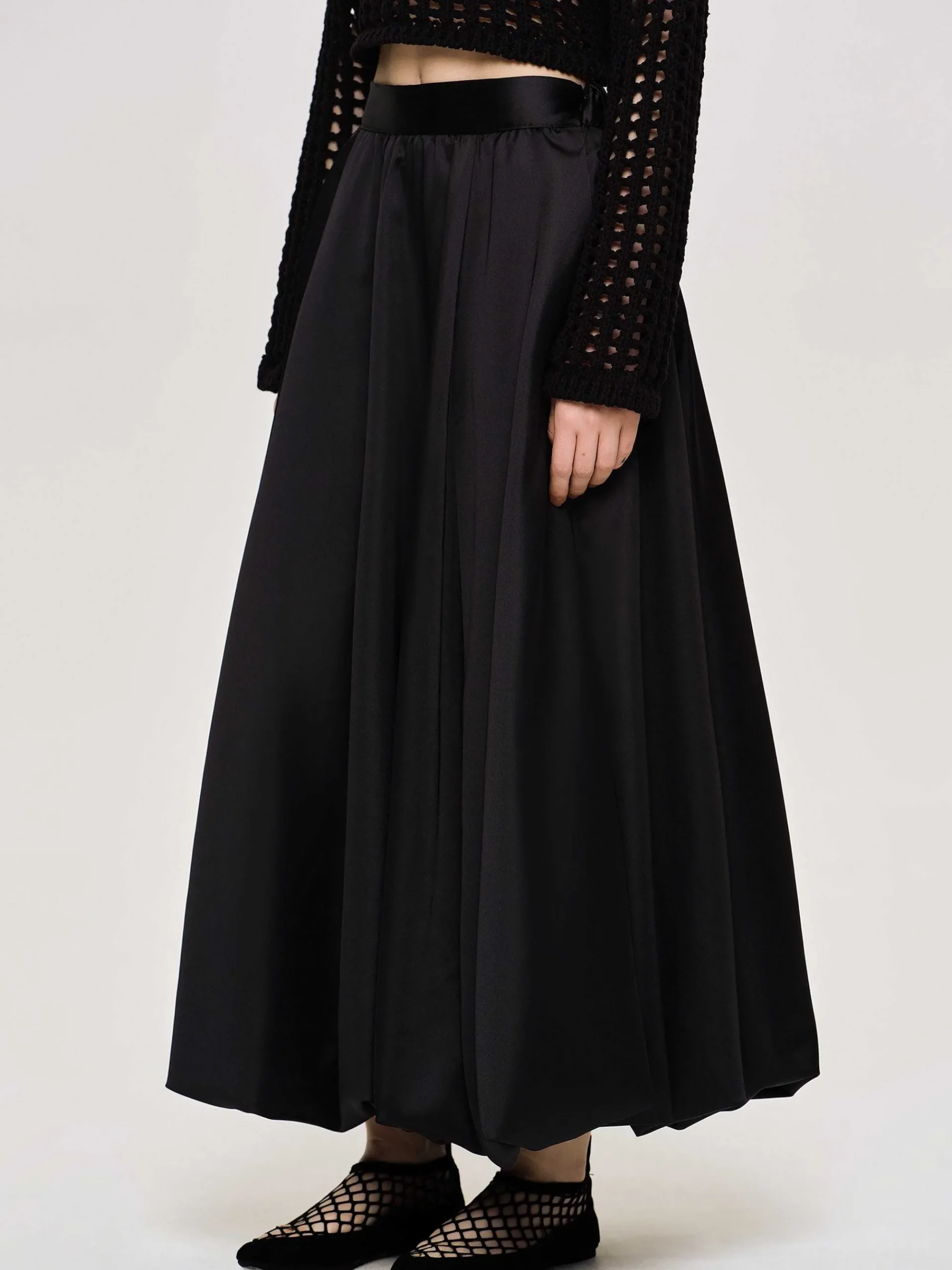 Source Unknown Vêtements-Kaleido Jupe Puffball, Noir