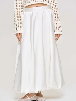 Source Unknown Vêtements-Kaleido Puffball Jupe, Blanc