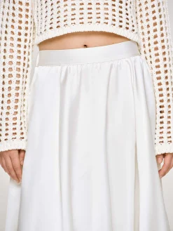 Source Unknown Vêtements-Kaleido Puffball Jupe, Blanc