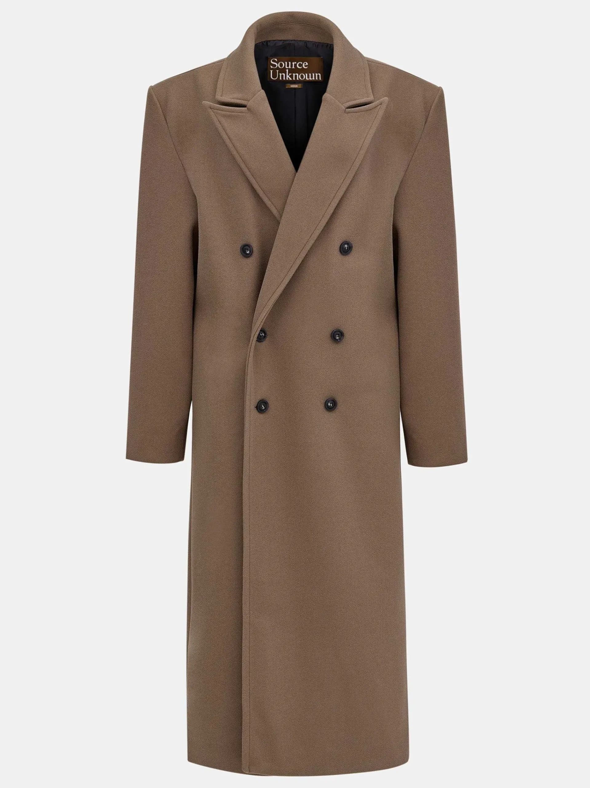 Source Unknown Vêtements-Manteau Grand-Pere Surdimensionne Wallis, Latte
