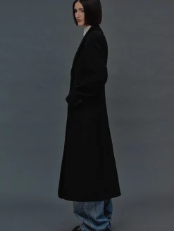 Source Unknown Vêtements D'Exterieur-Manteau Sablier Holin, Noir