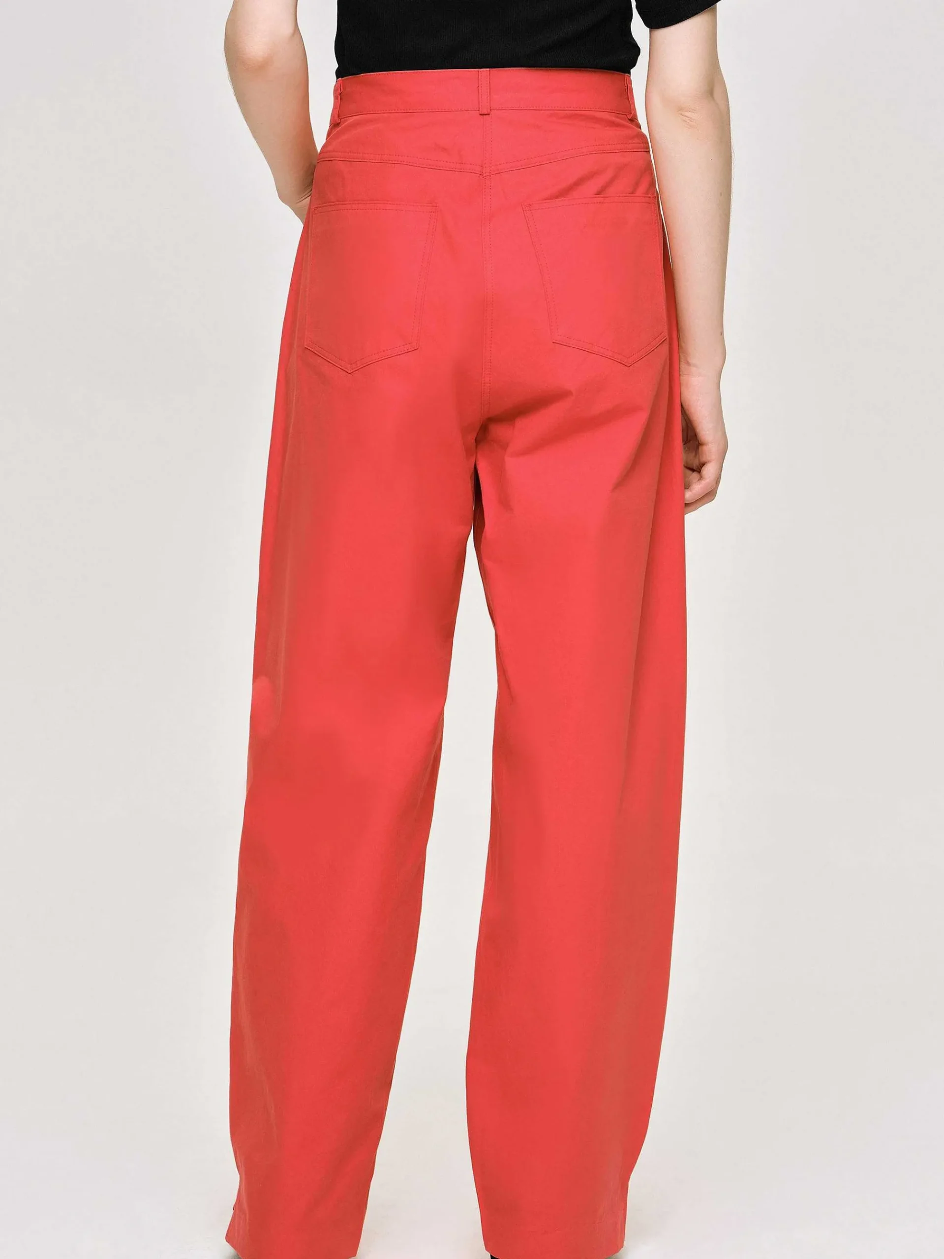 Source Unknown Bas-Pantalon A Jambe Cylindrique, Rouge
