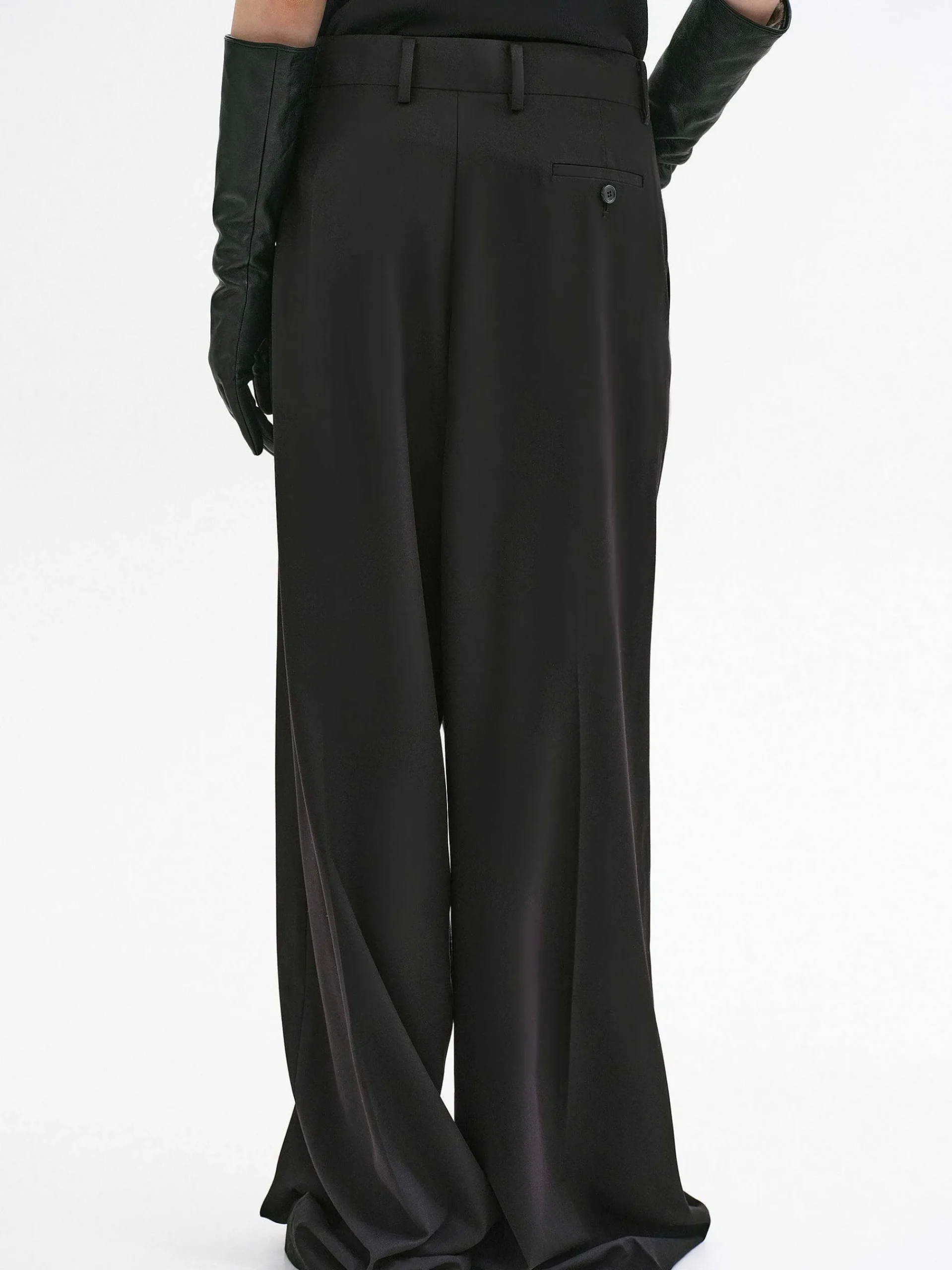 Source Unknown Vêtements-Pantalon Croise Rennert, Noir