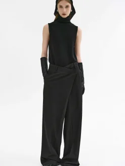 Source Unknown Bas-Pantalon Croise Rennert, Noir