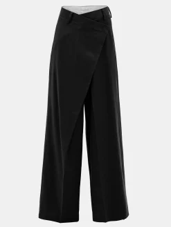 Source Unknown Bas-Pantalon Croise Rennert, Noir