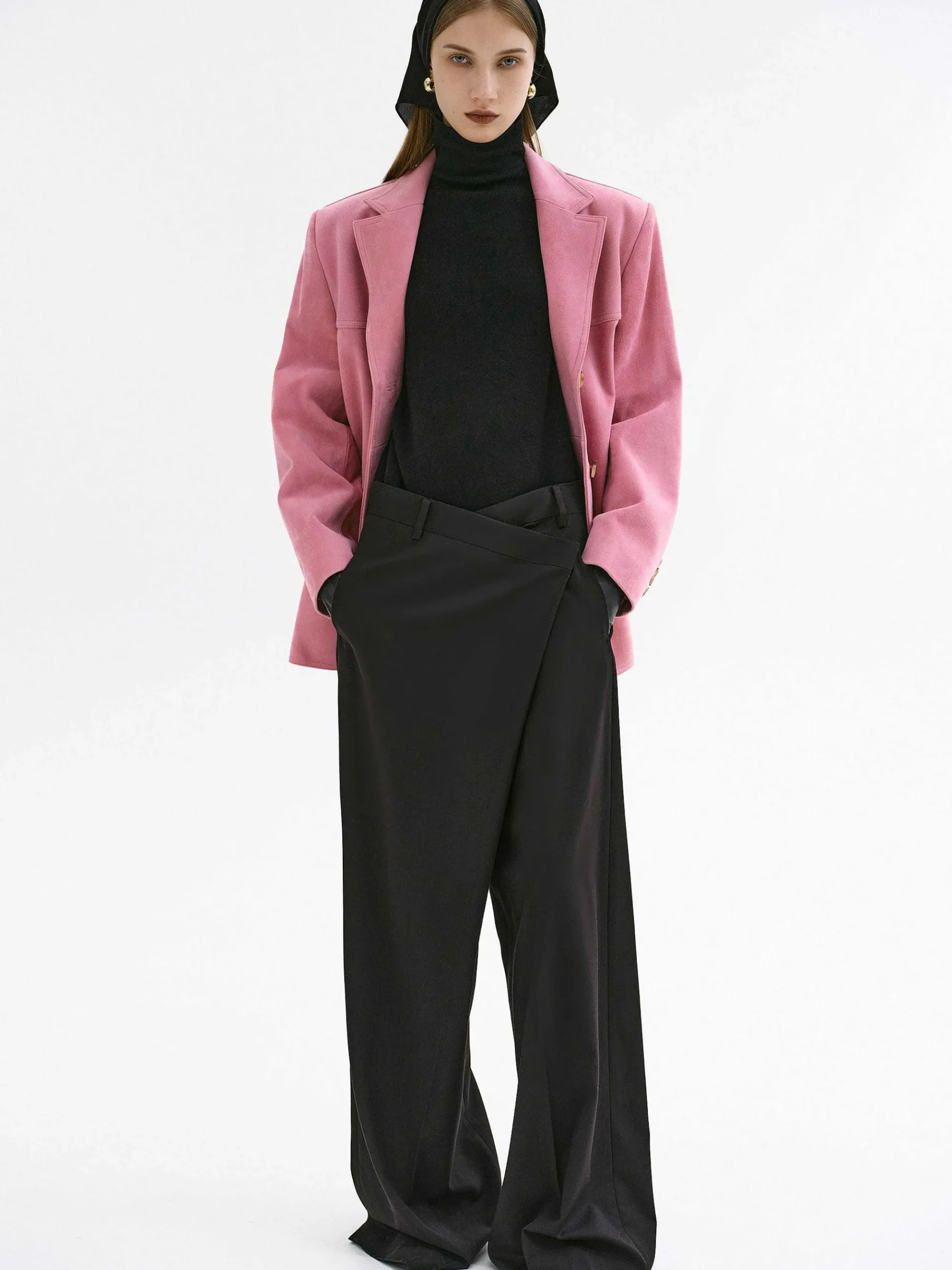 Source Unknown Bas-Pantalon Croise Rennert, Noir