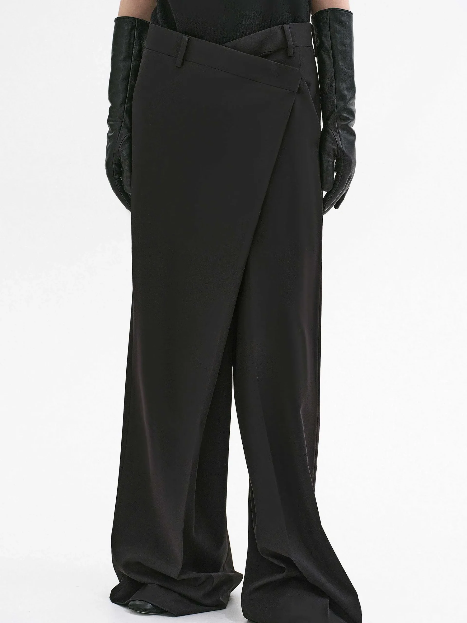 Source Unknown Bas-Pantalon Croise Rennert, Noir