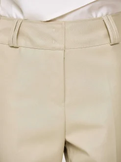 Source Unknown Vêtements-Pantalon Droit En Gabardine, Beige