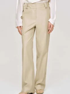 Source Unknown Bas-Pantalon Droit En Gabardine, Beige