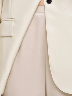 Source Unknown Accessoires-Pantalon En Crepe Satine, Champagne
