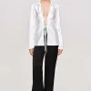 Source Unknown Accessoires-Pantalon En Crepe Satine, Noir