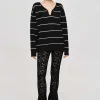 Source Unknown Accessoires-Pantalon En Dentelle Chantilly, Noir