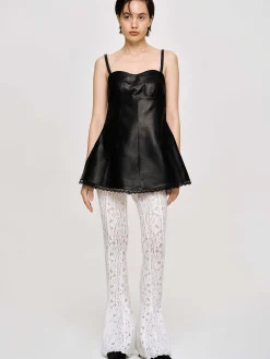 Source Unknown Accessoires-Pantalon En Dentelle Chantilly, Blanc