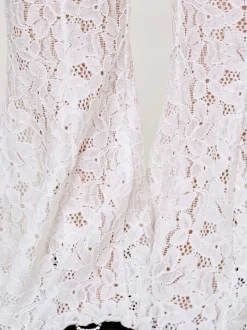 Source Unknown Accessoires-Pantalon En Dentelle Chantilly, Blanc
