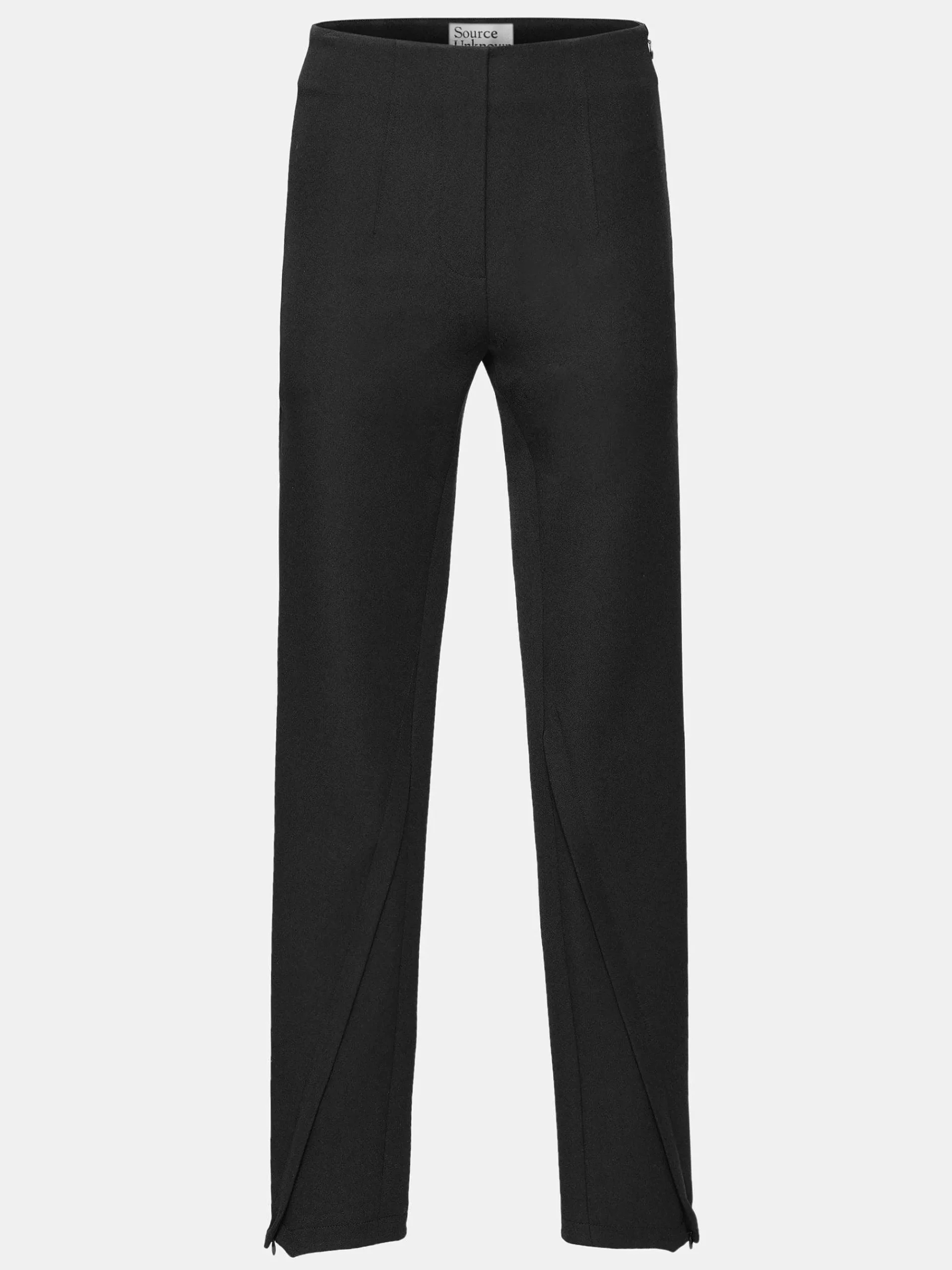 Source Unknown Bas-Pantalon Slim Coupe En Biais Tyia, Noir
