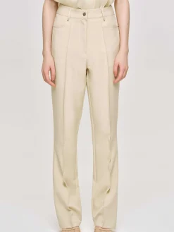 Source Unknown Bas-Pantalon Slim Froisse, Beurre