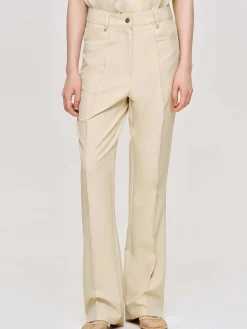 Source Unknown Vêtements-Pantalon Slim Froisse, Beurre