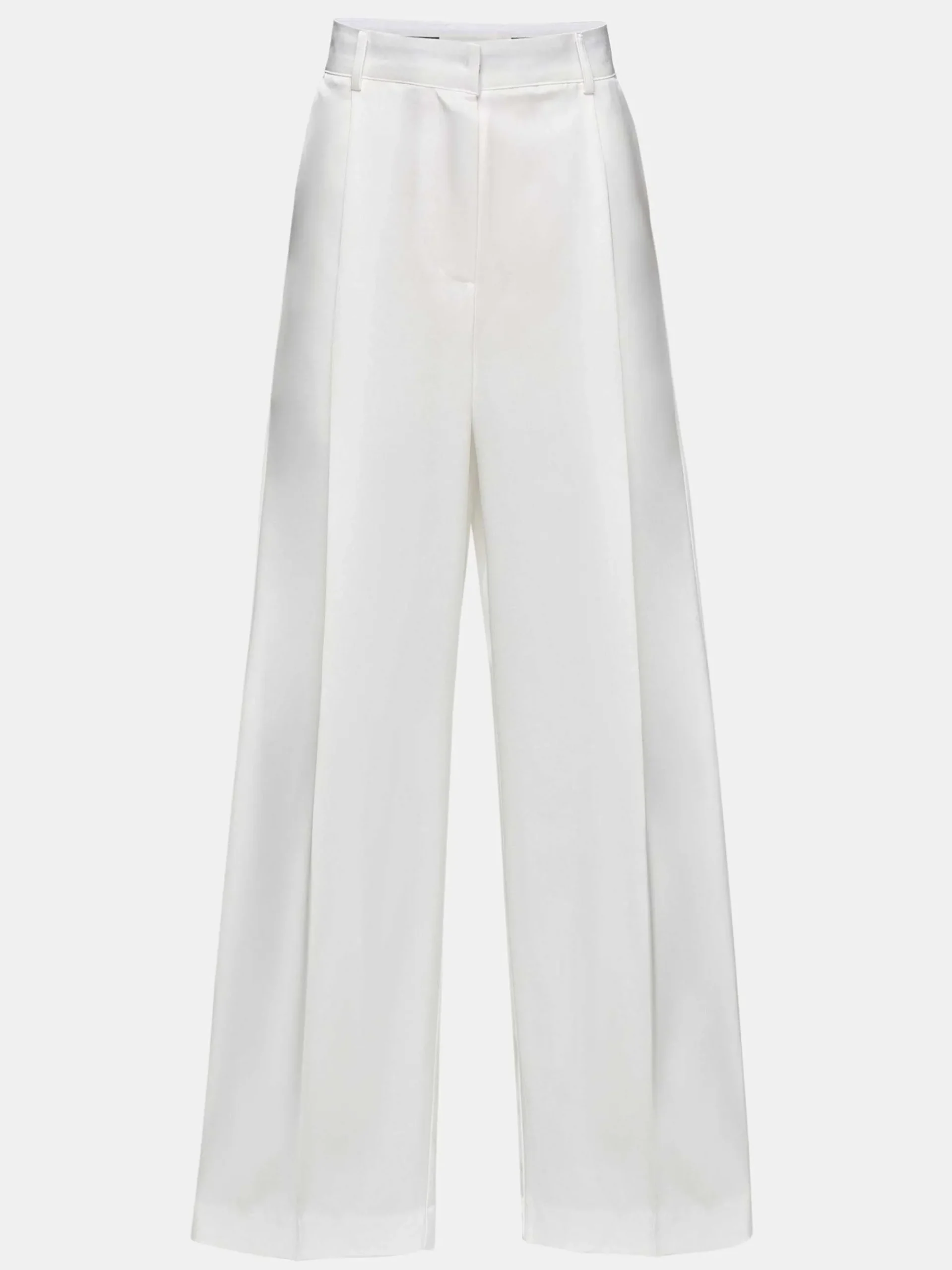Source Unknown Bas-Pantalon Taiamo Fluide Satin, Blanc