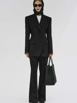 Source Unknown Vêtements-Poldo Sablier Blazer, Noir