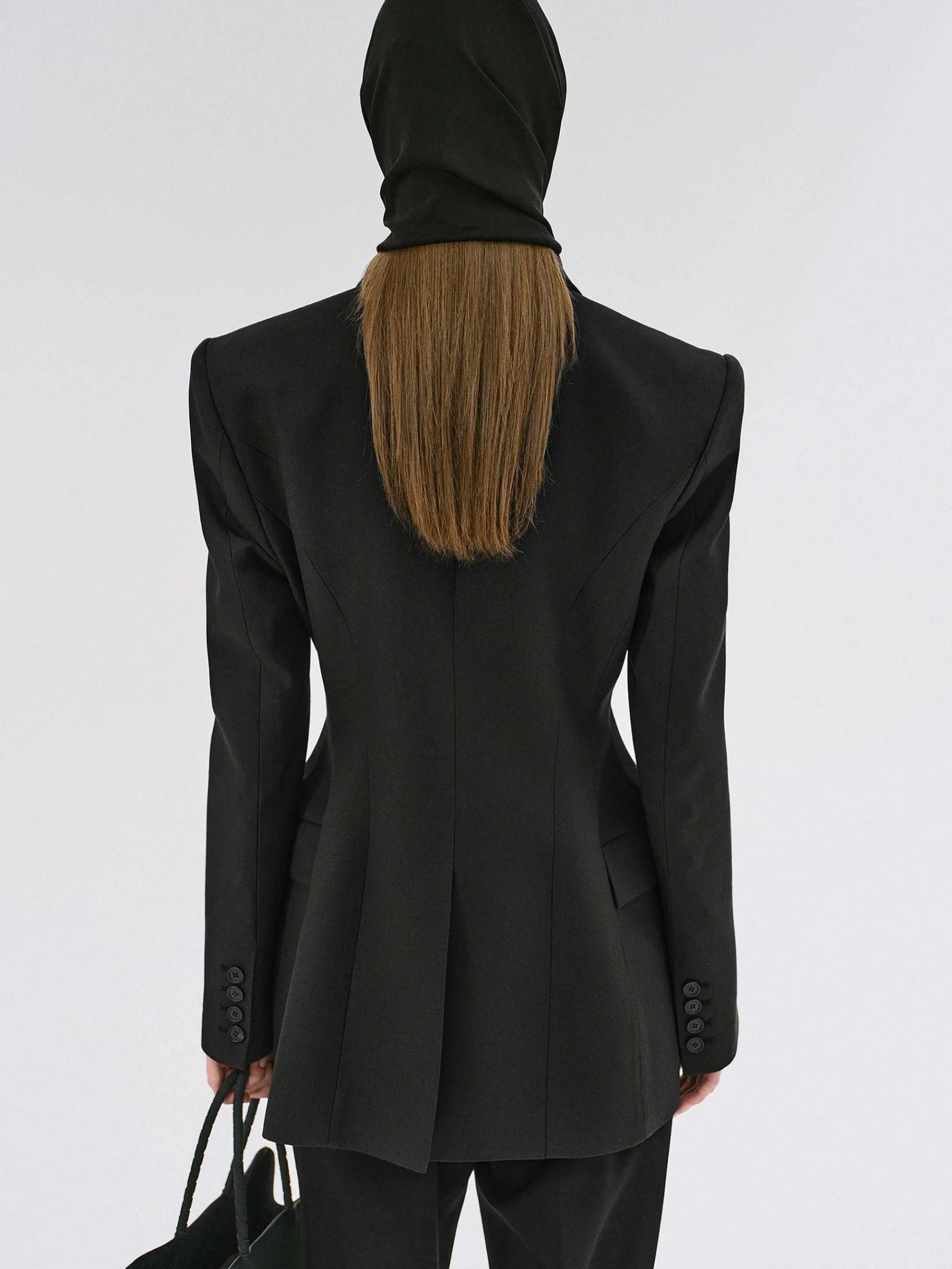 Source Unknown Vêtements-Poldo Sablier Blazer, Noir