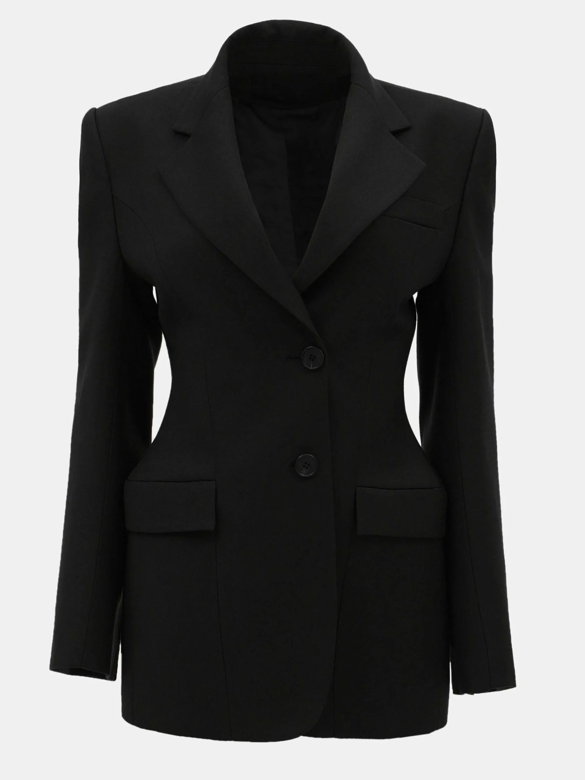 Source Unknown Vêtements-Poldo Sablier Blazer, Noir