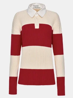 Source Unknown Accessoires-Polo En Tricot Surdimensionne Matias, Rouge