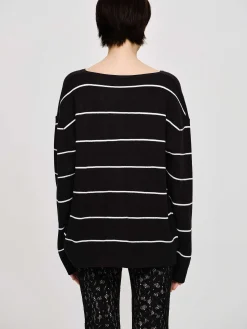 Source Unknown Vêtements-Pull A Col En V Profond, Noir
