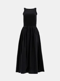 Source Unknown Vêtements-Robe Debardeur En Coton, Noir