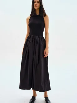 Source Unknown Vêtements-Robe Debardeur En Coton, Noir