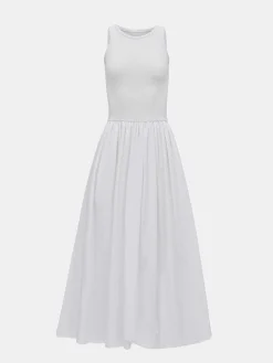 Source Unknown Accessoires-Robe Debardeur En Coton, Blanc