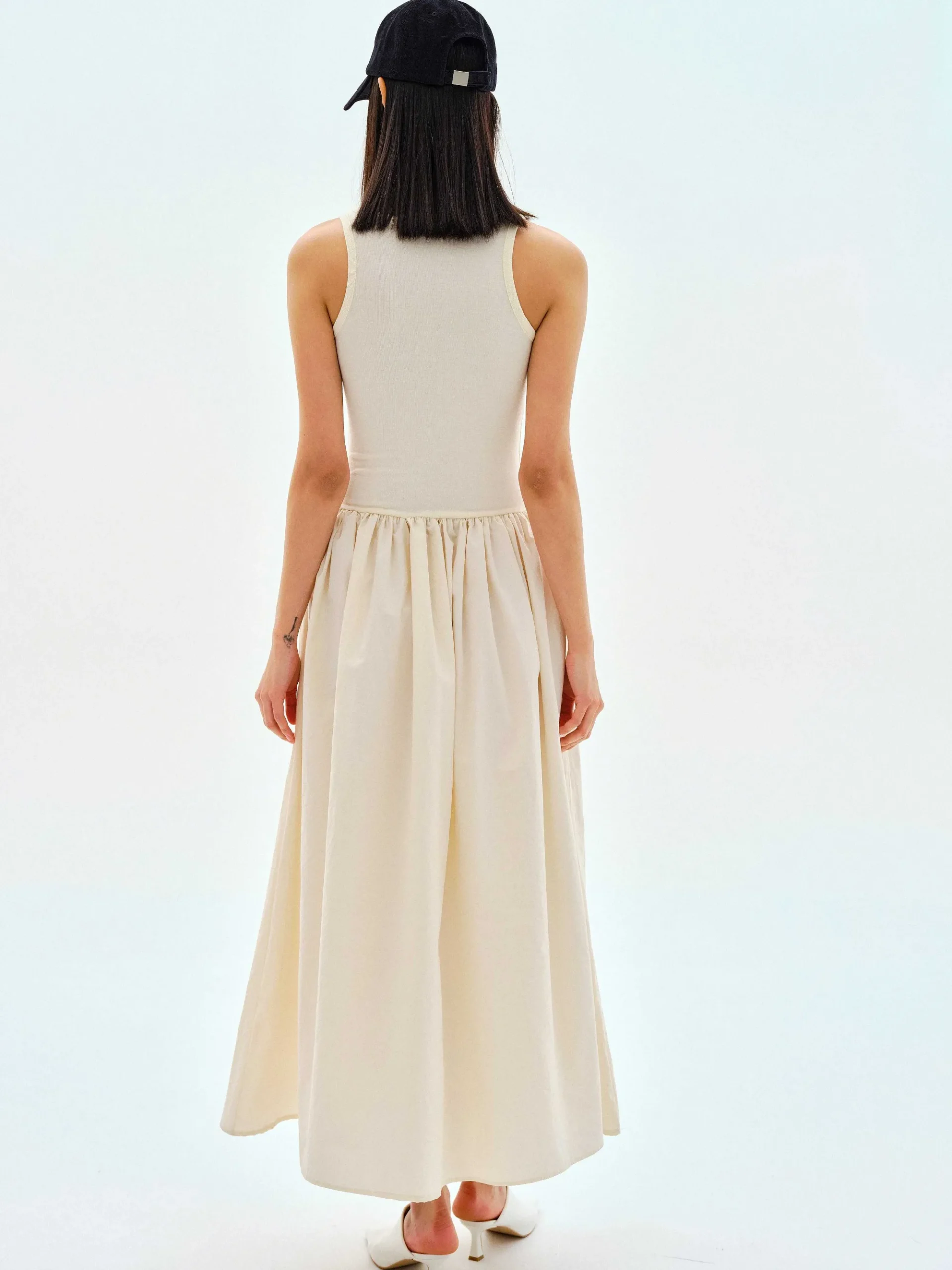 Source Unknown Robes-Robe Debardeur En Coton, Tofu