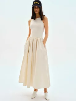 Source Unknown Robes-Robe Debardeur En Coton, Tofu