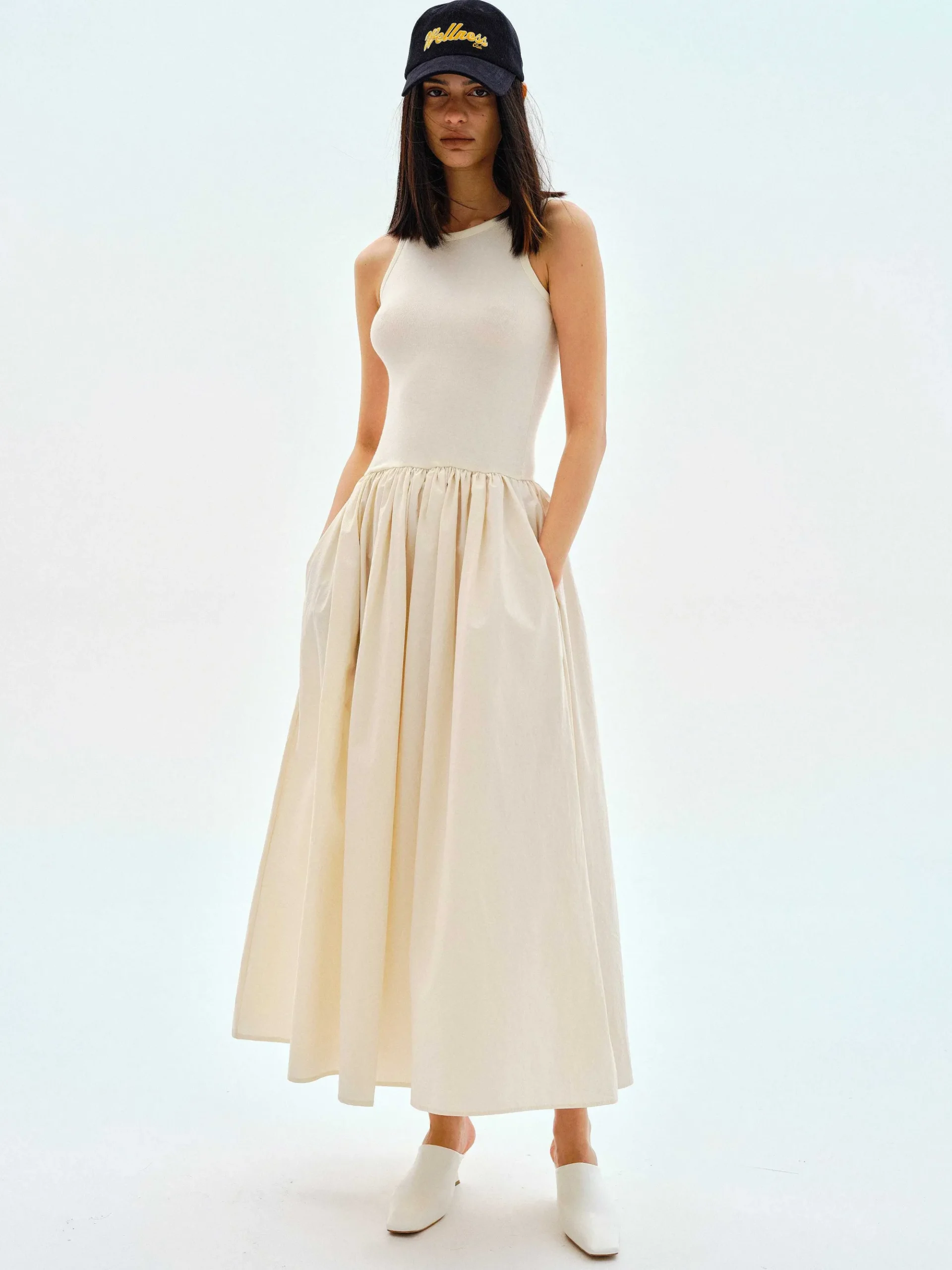 Source Unknown Robes-Robe Debardeur En Coton, Tofu