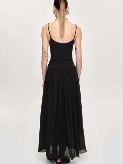 Source Unknown Accessoires-Robe Nuisette En Tulle, Noir