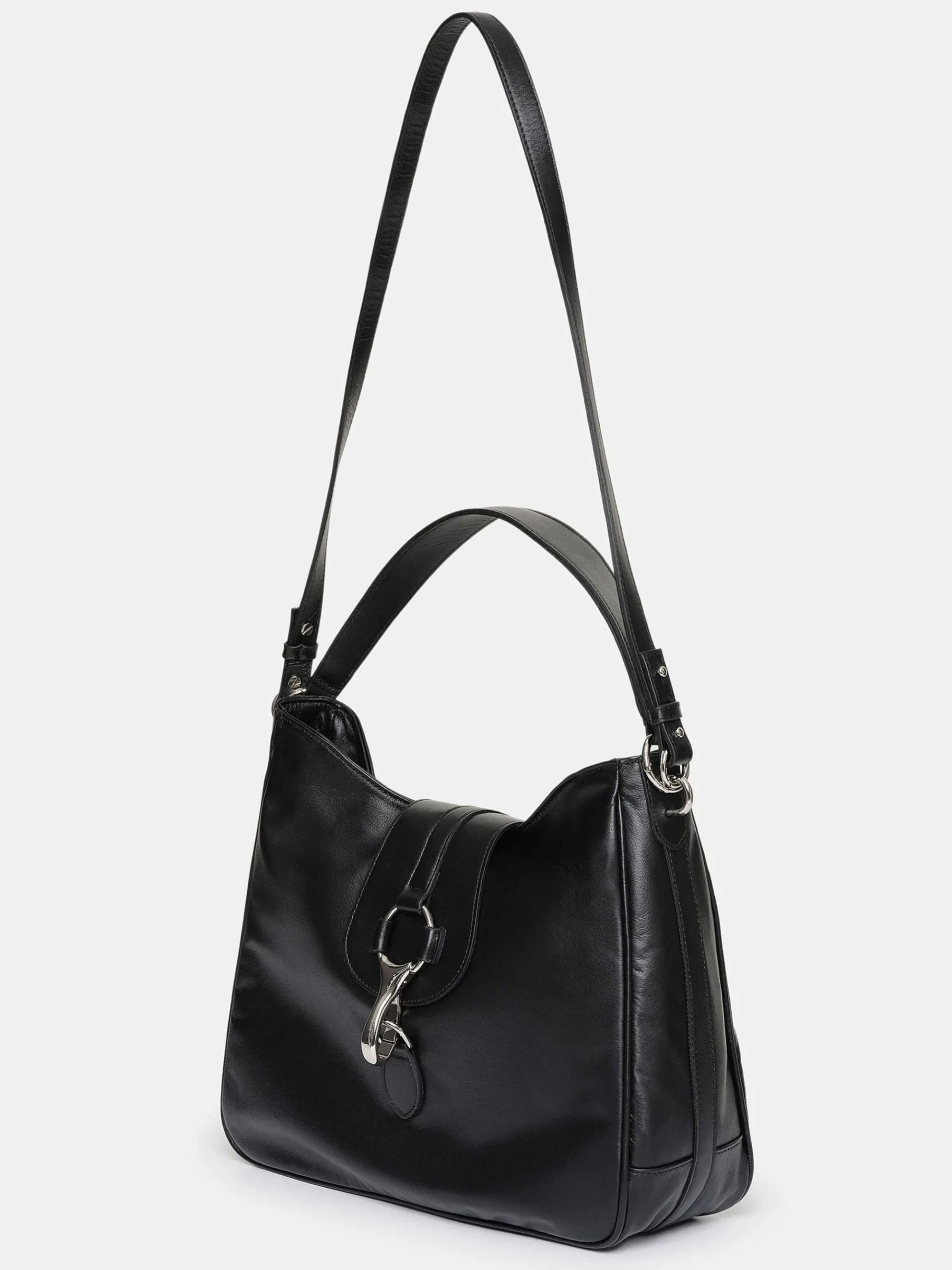 Source Unknown Vêtements-Sac Hobo En Cuir, Noir