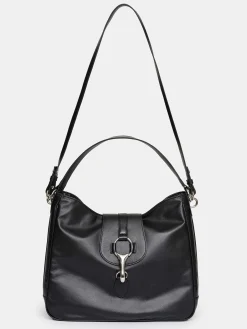 Source Unknown Vêtements-Sac Hobo En Cuir, Noir