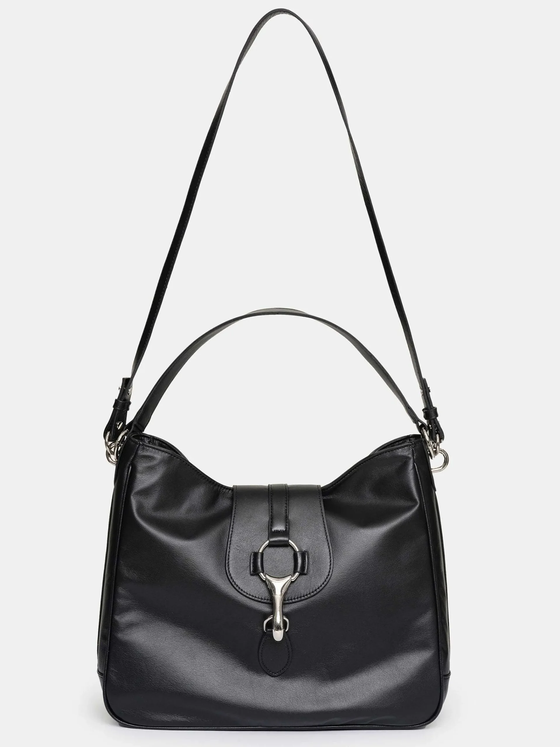 Source Unknown Vêtements-Sac Hobo En Cuir, Noir
