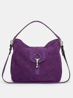 Source Unknown Vêtements-Sac Hobo En Daim, Prune