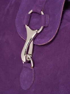 Source Unknown Vêtements-Sac Hobo En Daim, Prune