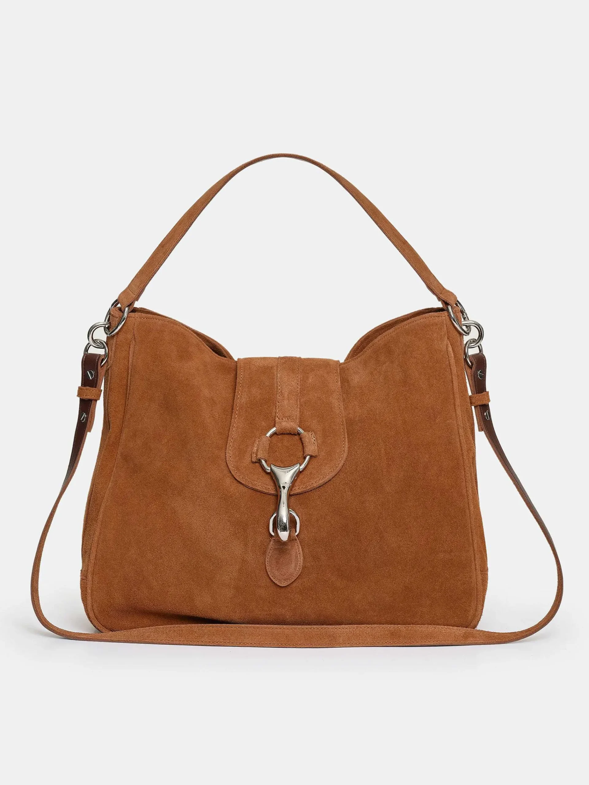 Source Unknown Vêtements-Sac Hobo En Suede, Cuivre