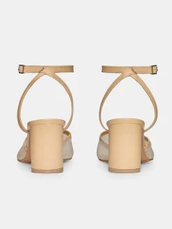 Source Unknown Chaussures Et Sacs-Sandales A Bout En Maille Noa, Camel