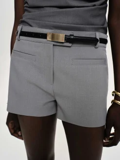 Source Unknown Bas-Short A Poche Passepoilee Ulna, Gris