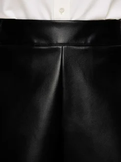 Source Unknown Accessoires-Short En Similicuir, Noir