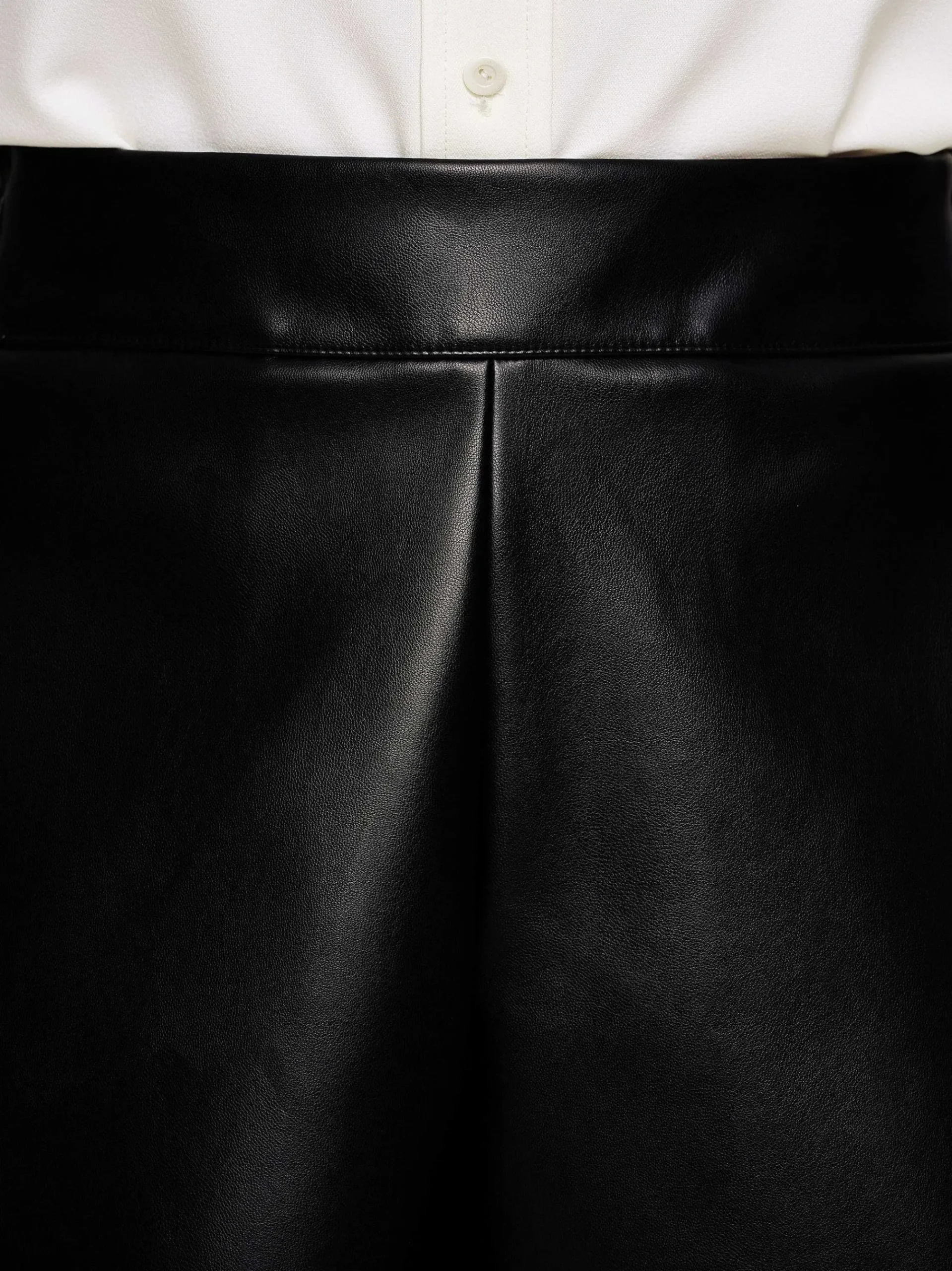 Source Unknown Accessoires-Short En Similicuir, Noir