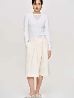 Source Unknown Vêtements-Short Enveloppe En Coton, Amande