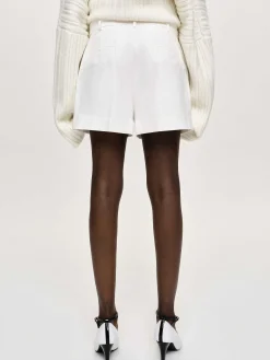 Source Unknown Vêtements-Short Large Avec Ceinture, Blanc