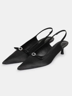 Source Unknown Chaussures Et Sacs-Sifua Sandales A Bride Arriere Avec Boucle Sur Le Devant, Noir