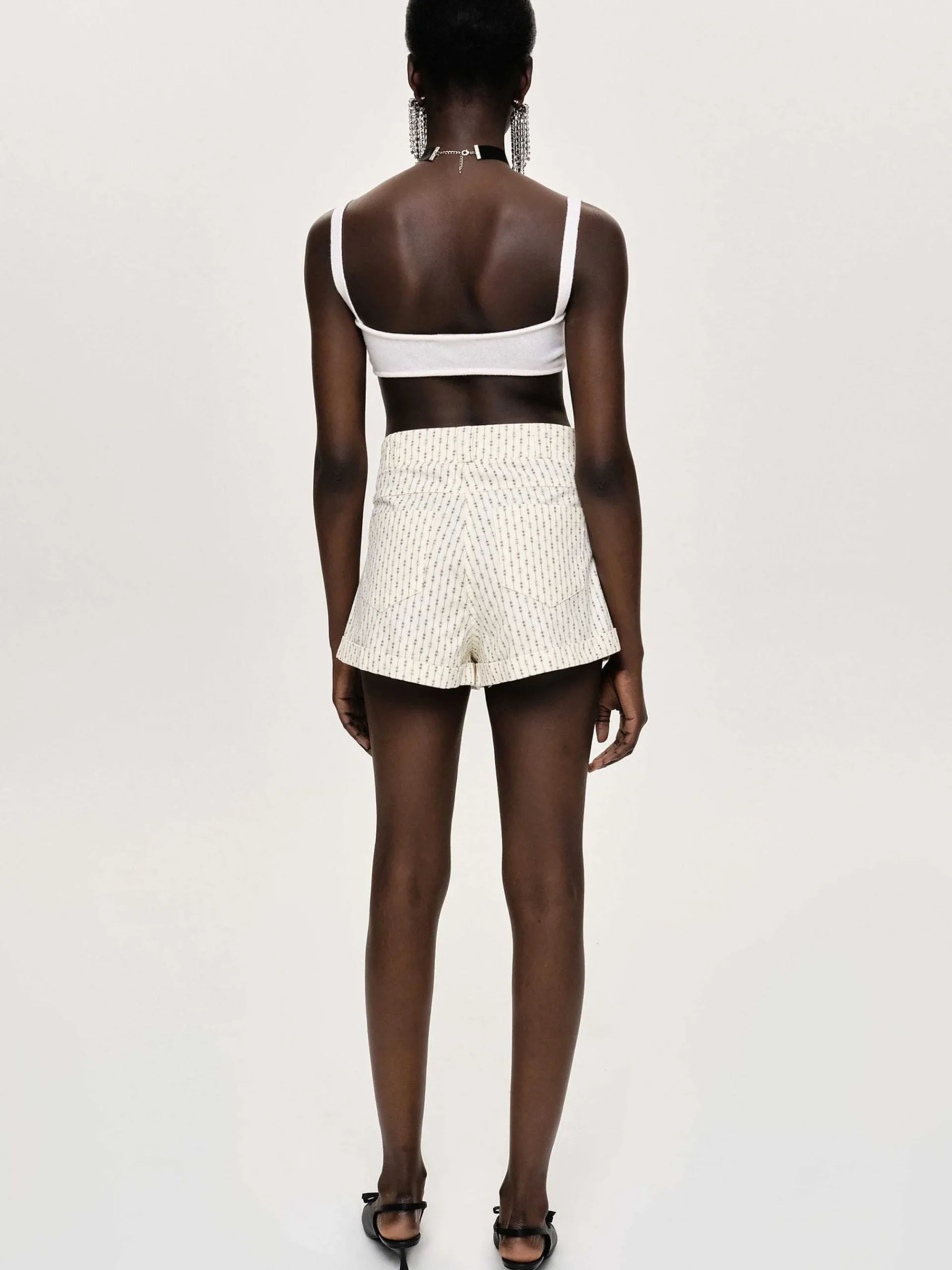 Source Unknown Tricots-Soutien-Gorge En Tricot Cotele, Blanc