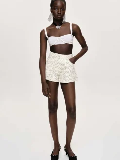 Source Unknown Vêtements-Soutien-Gorge En Tricot Cotele, Blanc
